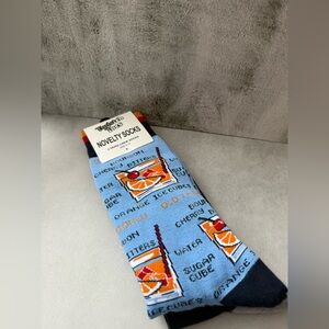 Twisted Blue Novelty Socks